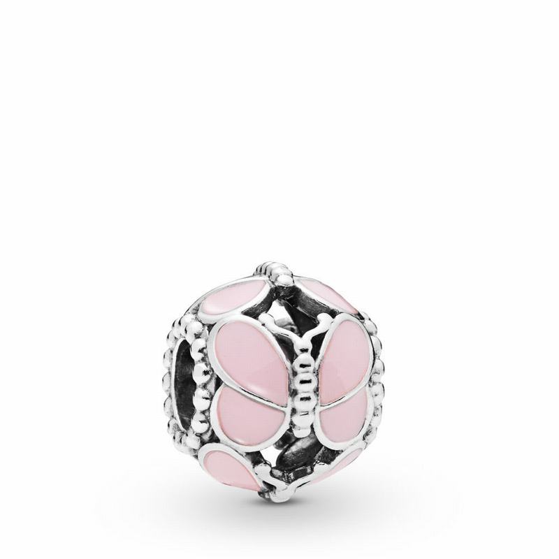 Talismane Pandora Pink Butterflies Argint/Roz (Nf1te8Qz)